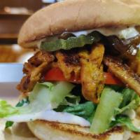 Bless Yer Heart  · Sweet Caroline! This tangy sandwich has our grilled Chicken in Carolina Tangy Gold sauce, ho...