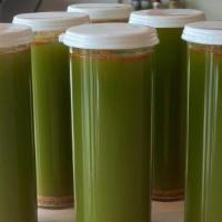 Green I.V · Vegetarian. 16 oz freshly pressed: cucumber, celery, kale, green apple, lemon and spirulina