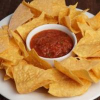 Chips & Salsa · House-made Authentic Salsa, served with Tortilla Chips