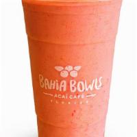 Strawberry Bananza Smoothie (24 Oz) · Strawberry, banana, and apple juice.