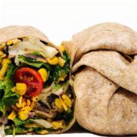 Southwestern Wrap · Romaine Lettuce, Tomato, Black Bean & Corn Salsa, Red Onion, Cheddar Cheese, Creamy Chipotle...