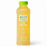 Pure Gingerade, Cold Pressed Juice (Immune Booster) · Ingredients: Ginger, lemon, cayenne, filtered water, and agave.

The Pure Gingerade cold pre...