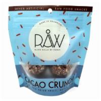 Raw Cacao Crunch Bliss Balls · Ingredients - dates, almonds, shredded unsweetened coconut, hazelnuts, cacao powder, cacao n...