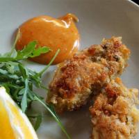 Fried Oyster ( 5 Pcs ) · 5 pcs Breaded Oysters deep fried served with  sweet chili sauce.