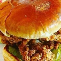 Cultivate Chicken Sandwich · toasted and buttered fresh brioche bun with grilled, plain breaded, or Nashville hot breaded...