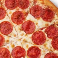 Extramostbestest® Pepperoni · Large round pizza with more Pepperoni and Cheese than our Classic pizza (2500 Cal)