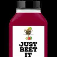Just Beet It · Starring: beets, red grapes, apple, ginger

Net 16 fl oz (473 ml)

Keep refrigerated: 3 to 5...