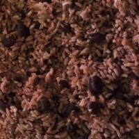 Gallo Pinto · Mix rice and beans.