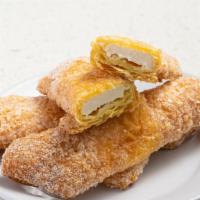 Cheese Pastry · Puff Pastry filled w/ Cream Cheese