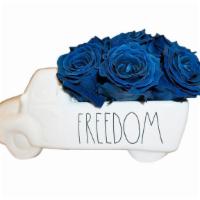 Freedom Truck · These blue preserved roses are a magnificent expression of patriotic pride!
About nine-11 ha...