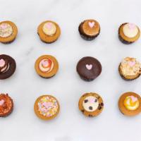 12 Pack Mini Cupcakes  · 12 vegan flavors of mini cupcakes from our daily selection. Pick your flavors below.
