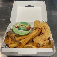Kid'S Chicken Fingers And Fries · 
