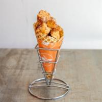 Chick 'N Cone Meal · Fork-free chicken and waffles with your favorite sauce, served with Cajun fries and drink of...
