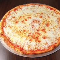 Neapolitan Round · Thin crust pizza with mozzarella & tomato sauce available in 12