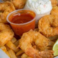Fried Jumbo Shrimp  · served with french fries