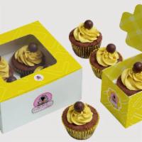 Regular Size Cupcake Box - Joy In A Box · Four available flavors frosted with assorted flavor and coloring with sprinkles at times. Fl...