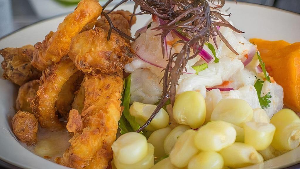 Centro De Lima Mix · Mix Ceviche ( Fish, shrimp, calamari, octopus ) , Fried mix seafood
