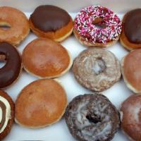 Premium Mix · an assortment of yeast and cake donuts.