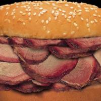 Bar B Q Sandwich · Take your pick of our Bar B Q pork, beef or smoked turkey on your choice of garlic toast or ...