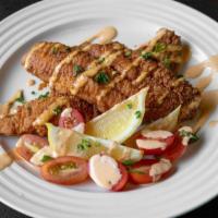 Fried Catfish Filet  · 1 6-8 oz filet of Catfish Fried to golden perfection sprinkled with our Most Delicious Seafo...