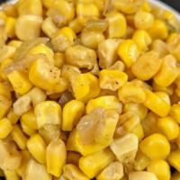 Fried Corn · White and Golden Corn, Celery, Onions and Green Peppers Fried in Most Delicious Compound But...