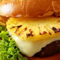 Jerk Turkey Burger W/Pineapple · 