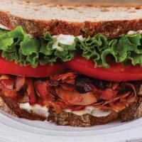 Classic Blt Sandwich · Applewood bacon, lettuce & Tomato with mayo spread.