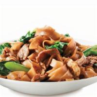 Pad See Ew · Large rice noodles with soy sauce, choice of protein, egg and Chinese broccoli
