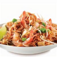 Pad Thai · Choice of protein, thin rice noodles stir-fried with sweet & sour sauce, egg, bean sprouts, ...