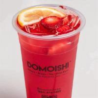 Lychee Rose · Lychee green tea topped with fresh rose syrup.