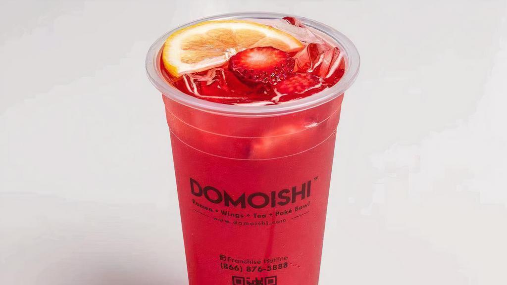 Lychee Rose · Lychee green tea topped with fresh rose syrup.