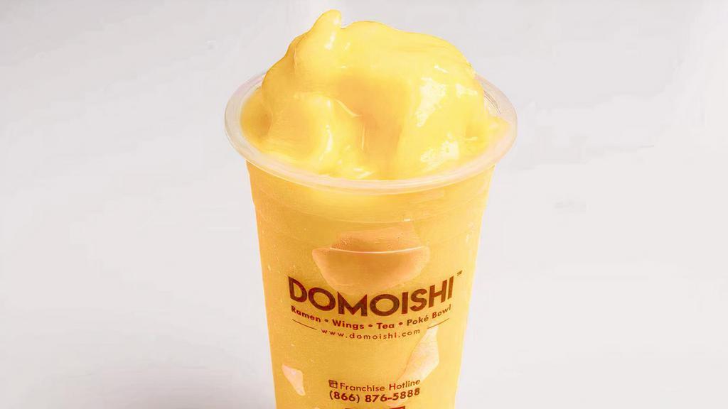 Peach Smoothie · Perfectly blended with peach puree and fruit juices.