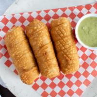 Tequeno · Large fried cheese stick.