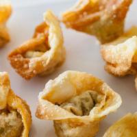 Fried Wonton (10 Pieces) · Wontons that are deep fried with a side of sweet/sour sauce.