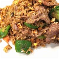 Drunken Basil Fried Rice · Mild Spice. Stir Fried rice with egg, cashew, broccoli, tomato, bell pepper, cashew, basil a...