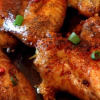 Special Jumbo Wings · Our special jumbo wings oven roasted and fried served with one of our special sauce (10 piec...
