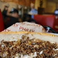 Philly Cheesesteak Cold Sandwich · Steak cheese and caramelized onion sandwich.