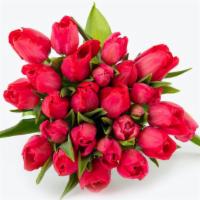 Radiant Red Tulip · PACKAGE DETAILS
1 bouquet

HOW IT SHIPS
Ships ready to cut the stems and place in water

STO...