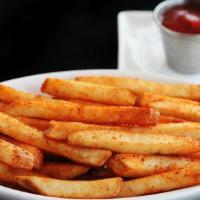 French Fries · French fries lightly fried and tossed with BBQ seasoning. Served with ketchup.