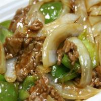 Pepper Steak · Served with Steamed Rice or Fried Rice.