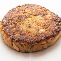 Crab Cake · Try our Chesapeake Bay style crab cake that comes with our house recipe tartar sauce