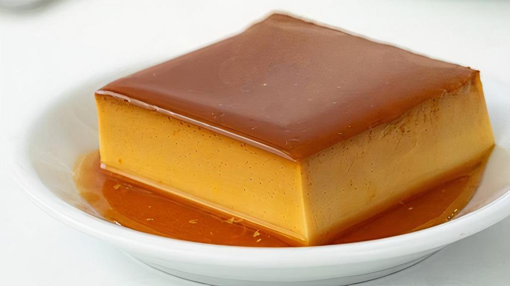 Pudim De Leite ( Flan ) · A silky custard made with condensed milk, eggs and sugar baked in water bath to ensure perfect creamy texture.