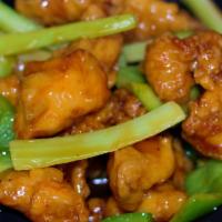 General Tso'S Chicken · Hot and spicy. Chunks of boneless chicken fried to crispy then sautéed with special sauce an...