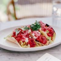 Beet Goat Cheese Tacos · 