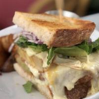 Fried Green Tomato Grilled Cheese · 