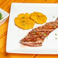 Baby Churrasco A La Parrilla · Grilled Baby Steak
Comes with two sides.