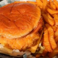 Deluxe Chicken Sandwich · Pick your choice grilled or fried juicy chicken breast spicy or plain topped with lettuce an...