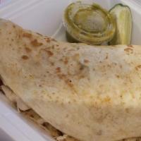 Big Quesadilla · Burrito size.