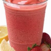 Strawberry Lemonade Smoothie Cal 370 · Made with real fruit and yogurt, this summertime favorite is back! Try our Strawberry Lemona...