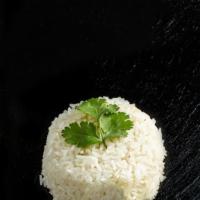 White Rice · Flavorful. homemade Garlic infused white rice.